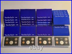 LOT OF 20 1968-S & 1969-S PROOF SETS 40% SILVER KENNEDY WithBOXES
