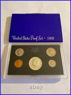 LOT OF 20 1968-S & 1969-S PROOF SETS 40% SILVER KENNEDY WithBOXES