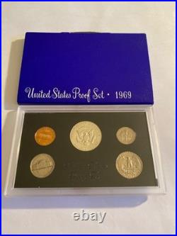 LOT OF 20 1968-S & 1969-S PROOF SETS 40% SILVER KENNEDY WithBOXES