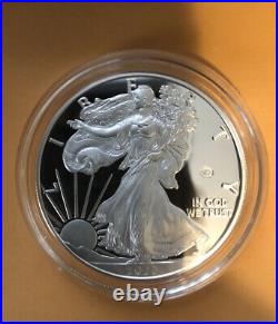 Lot2- 2020 W Proof American Silver Eagle V75 In Box Original Mint Packaging