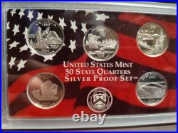 Lot Of 6 State Quarter Silver Proof Sets-30 Coins No Boxes Lot Of 6 State Quarter Silver Proof Sets-30 Coins No Boxes