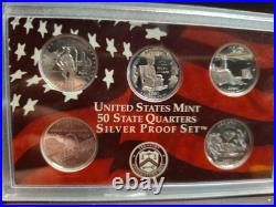 Lot Of 6 State Quarter Silver Proof Sets-30 Coins No Boxes Lot Of 6 State Quarter Silver Proof Sets-30 Coins No Boxes