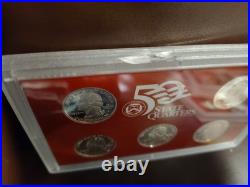 Lot Of 6 State Quarter Silver Proof Sets-30 Coins No Boxes Lot Of 6 State Quarter Silver Proof Sets-30 Coins No Boxes