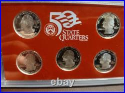 Lot Of 6 State Quarter Silver Proof Sets-30 Coins No Boxes Lot Of 6 State Quarter Silver Proof Sets-30 Coins No Boxes