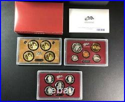 Lot of (10) 2010 US Mint Silver Proof Sets with Storage Box