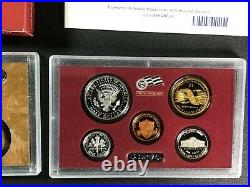 Lot of (10) 2010 US Mint Silver Proof Sets with Storage Box