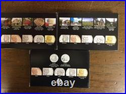 $ Lot of 18 US Mint SILVER Proof Set Sets 2000 to 2014 2017 2019 & 2021 + 2 Box