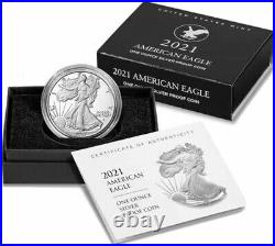 Lot of 3 x 2021 W Proof Silver Eagle T-2 21EAN In Mint Sealed Mailing Box Lot of 3 x 2021 W Proof Silver Eagle T-2 21EAN In Mint Sealed Mailing Box