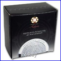 MEXICO AZTEC CALENDAR 2019 1 Kilo Pure Silver Proof Coin with Box and COA
