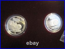Mexico 1986 World Cup Proof silver 12 Coin Set. 925 With Box and COA Mexico 1986 World Cup Proof silver 12 Coin Set. 925 With Box and COA
