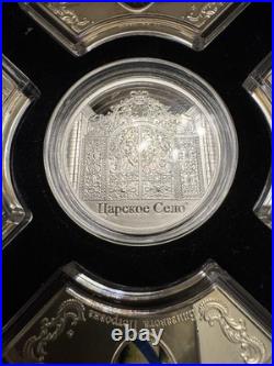 Monuments Of Odessa. Set of FIVE (5) Silver Proof Coins + Box & Certificate 2012