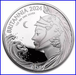 NEW 2024 Great Britain BRITANNIA 1 oz Silver Proof with OGP (BOX/COA) NGC PF70 NEW 2024 Great Britain BRITANNIA 1 oz Silver Proof with OGP (BOX/COA) NGC PF70