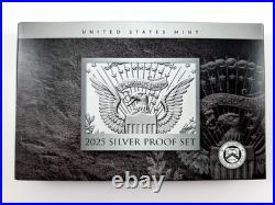 NEW 2025 US Mint 10 Coin Silver Proof Set with Box & CoA