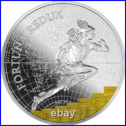 Niue 2020 Fortuna Redux Silver Proof Coin Mercury In Box