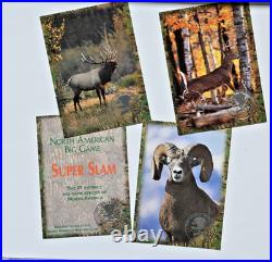 North American Big Game Super Slam Silver Proof Complete Set 27 oz Box & COAs