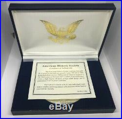 ONE HALF TROY POUND. 999 SILVER PROOF SILVER EAGLE WithBOX & COAYEAR 2000