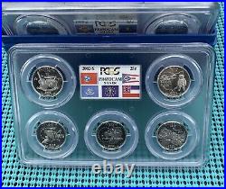 PCGS PR69DCAM 1999-2008 U. S. Mint SILVER Proof State Quarter Set with box