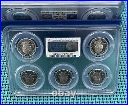 PCGS PR69DCAM 1999-2008 U. S. Mint SILVER Proof State Quarter Set with box