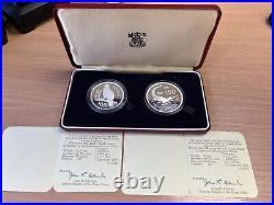 Pakistan Commemorative WWF Silver Proof Set With Original Box & certificates