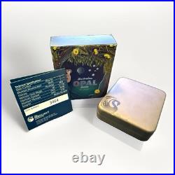 Perth Mint 2012 Australia $1.999 Silver Proof Opal Koala Coin Box and COA