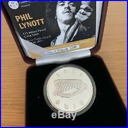 Phil Lynott Silver Proof Coin Commerative 2019 New In Presentation Box