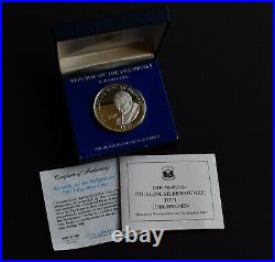 Philippines Silver Proof 1981 Pilipinas 50 Piso Pope In Original Box Ultra Rare