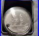 Pitcairn Islands 1988 50 Dollars Silver Proof Commemorative Coin in Box No COA