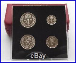 PreSale 2018 U. K. MAUNDY Four Silver Coin Proof Set with Orig. Royal Mint Box