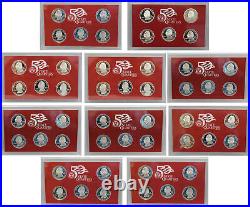 Proof set Run. 25 (Silver) 1999 2008 NO BOX or COA
