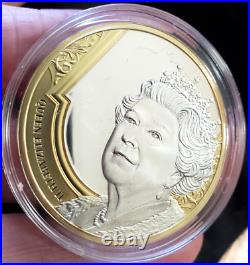 Queen Elizabeth II 2022 $1 Proof 1 Oz Silver Coin Limited Mintage Box & Coa