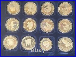 Queen Silver Centenary 12 Silver Proof Coin Collection with Box & COA