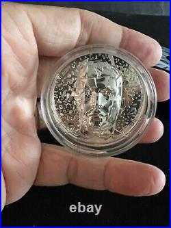 RARE 3oz. 999Silver $20Proof Silver Burst in Themed Box. Sold Out World Wide &Mint