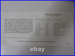 Rare 1983 Jamiaca 9-Coin Silver Proof Set wOriginal Box/COA Franklin Mint