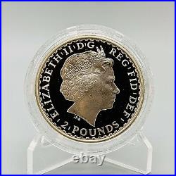 Rare 2005 Royal Mint Silver Proof Britannia £2 Two Pound 1oz Coin Boxed With COA