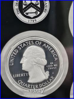 Rare 2019 S US Silver Proof Set 10 Coins WithOGP Box & COA (7). 999 Silver Coins