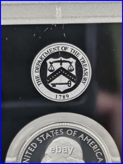 Rare 2019 S US Silver Proof Set 10 Coins WithOGP Box & COA (7). 999 Silver Coins