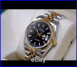 Rolex Datejust 126333 Gold and Silver Jubilee Bracelet with Gold Bezel