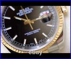 Rolex Datejust 126333 Gold and Silver Jubilee Bracelet with Gold Bezel