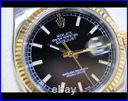 Rolex Datejust 126333 Gold and Silver Jubilee Bracelet with Gold Bezel