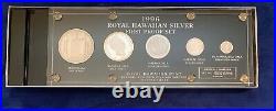 Royal Hawaiian Mint 1996 Silver Proof Set Of Medallic Coins, With C. O. A. & Box