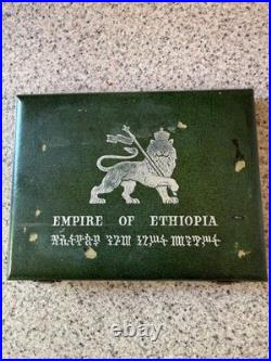 Scarce 1972 Ethiopia Silver Proof Set (5) With Original Box