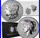 Set of 2 2023-S Silver $1 Reverse Proof Morgan/Peace Dollars withOriginal Mint Box