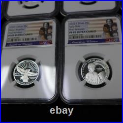 Silver 2022-S 10 coin proof set NGC PF69/PF70 Ultra Cameo in NGC Box