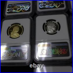 Silver 2022-S 10 coin proof set NGC PF69/PF70 Ultra Cameo in NGC Box