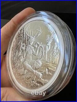 Silver Proof Cernunnos 5oz Celtic Lore Proof COA 09/500 Limited Edition Rare Box