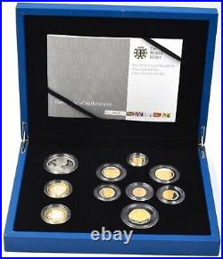 Silver Proof Coin 2012 Diamond Jubilee Gold Plate Set BOX + COA Royal Mint RARE