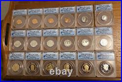 Silver Proof Set 2009 S 18-Coin ANACS PR70 DCAM Frist Release & Presentation Box