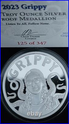Silver Shield? 2023 Proof? Grippy? Ultra Rare #125 -347 New In Box