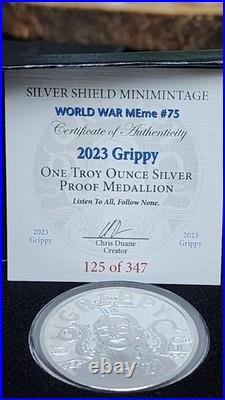 Silver Shield? 2023 Proof? Grippy? Ultra Rare #125 -347 New In Box