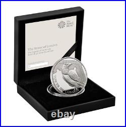 Simply Coins 2019 SILVER PROOF LEGEND OF THE RAVENS 5 POUND BOX COA